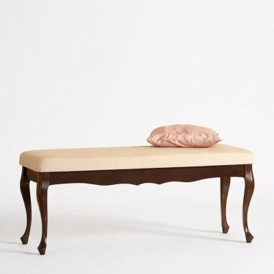 Banca classica di design sgabello mobile imbottito panchina panchina pouf