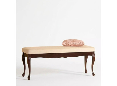 Banca classica di design sgabello mobile imbottito panchina panchina pouf