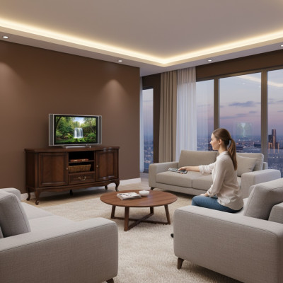 Mobile porta TV RTV, mobile basso, parete attrezzata, madia in legno design moderno