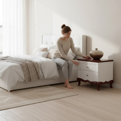 Comodini tavolini da salotto in legno Nuovi mobili di lusso per la camera da letto.
