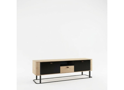 Mobile porta TV per parete, mobile porta TV, supporto TV basso, pareti attrezzate legno metallo