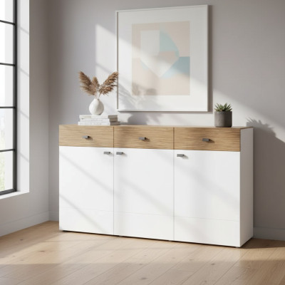 Commode lusso armadio soggiorno legno design credenza mobile cassettiera