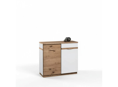 Comò con 3 cassetti bianco madia in legno moderna