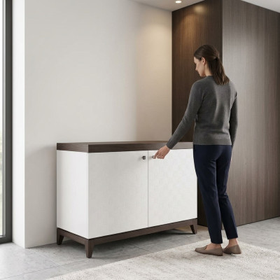Mobiletto di lusso Sideboard grande credenza mobile laccato lucido.