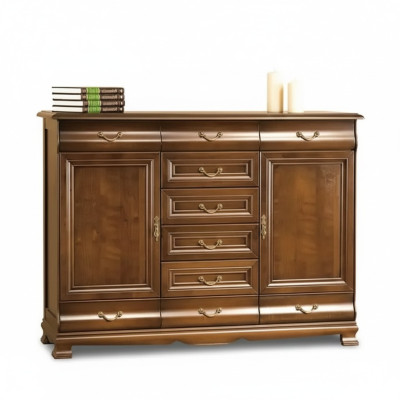 Mobile guardaroba in vero legno. Armadio in rovere. Comò in legno. Credenze.