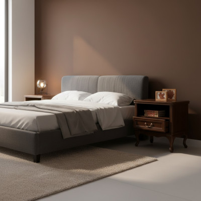 Comodino design in legno tavolo comodino armadio cassettiera camera da letto nuovo
