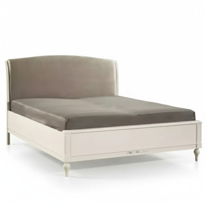 Letto Design moderno di lusso Letti imbottiti Tessuto letto in camera da letto