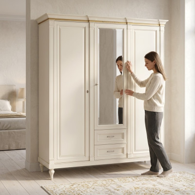 Armadio guardaroba Armadio di lusso in legno Armadi Mobili di design Mobili di lusso Camera da letto