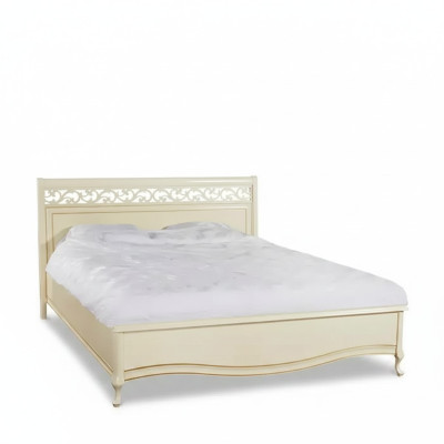 Letto Imbottito Design di Lusso, Letti Matrimoniali in Hotel in Legno Nuovo Bianco Colori