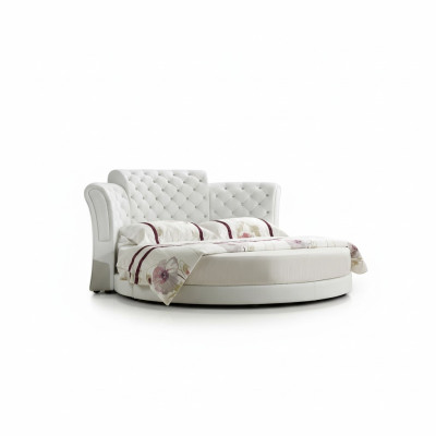 Letto rotondo Letti design rotondi in pelle matrimoniali Lusso strutture hotel camera da letto.