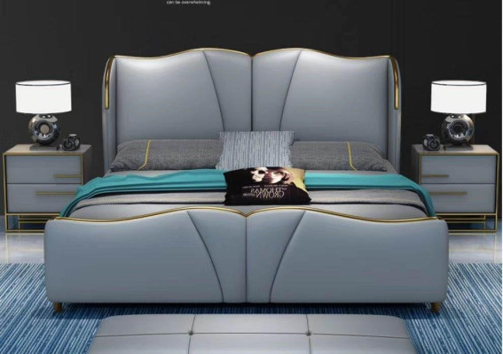 Design Blu 2x Comodini Tavolini da Salotto Camera da Letto Legno Console di Lusso