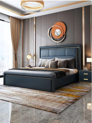 Design letto moderno Letti imbottiti Letto incorniciato 180x200 cm.