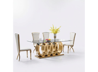 Tavolo da pranzo design, tavoli da pranzo, mobili da sala da pranzo, tavolo in acciaio inossidabile, tavoli.