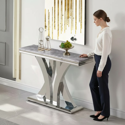 Design Lusso Console Tavolo Console Tavoli Acciaio Inox Design Sideboard