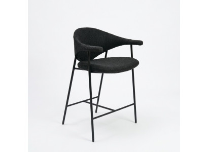 Eleganti sedute Sedia da pranzo del designer con gambe in acciaio Moderne.