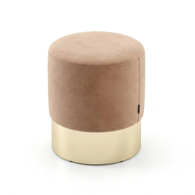 Poggiapiedi beige Pouf design Pouf sgabello imbottito Sedute tessili