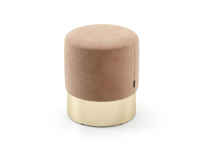 Poggiapiedi beige Pouf design Pouf sgabello imbottito Sedute tessili