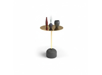 Lussuoso tavolino rotondo da salotto, tavolino da salotto, mobili di design.