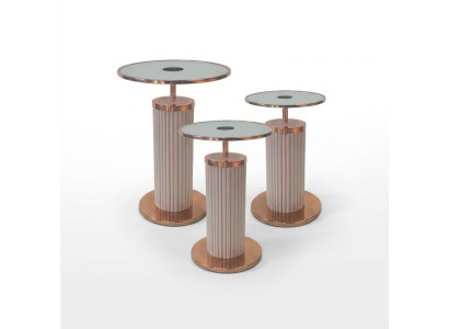 Lusso 3x Tavolini da salotto Design Set di tavoli da soggiorno Tavoli da salotto Stile Tavolo