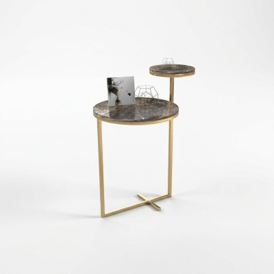 Tavolino da salotto di lusso design in acciaio inox tavoli da salotto nuovo