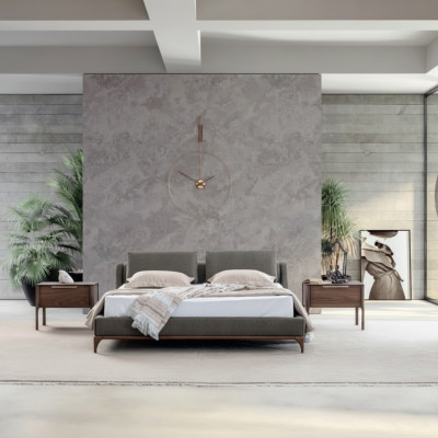 Moderne design camera da letto set 3 pezzi Letto 2 comodini 180x200.
