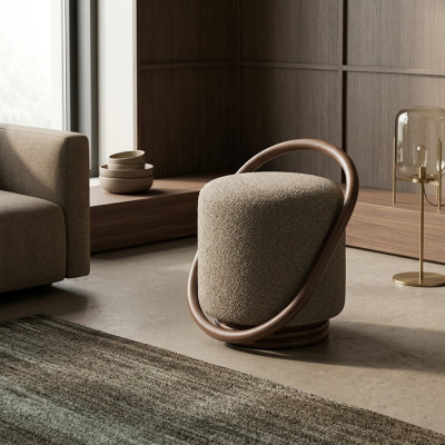 Sgabello di lusso per la camera da letto Comfort Design mobili moderni Pouf mobili