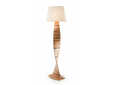 Lampada da terra di lusso per soggiorno, design moderno, lampada da terra in legno, illuminazione