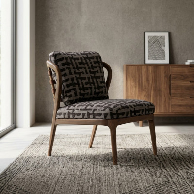 Poltrona Soggiorno Design Moderno di Lusso Grigia Divano Monoposto Möbel