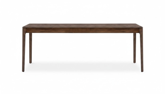 Tavolo da pranzo marrone, tavoli da pranzo moderni di lusso, elegante design del tavolo.