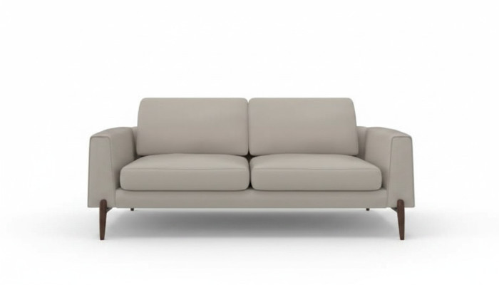 Sofà da salotto di lusso design moderno in legno con tessuti divani soffice