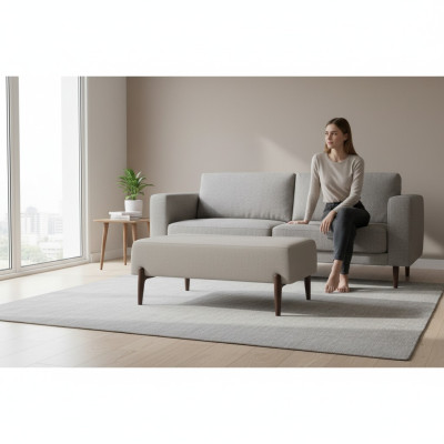 Sgabello di lusso per il comfort della camera da letto con design moderno Pouf