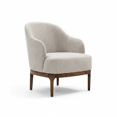 Sedia da salotto moderna in design di lusso, colore grigio lounge club grigio.