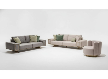 Set di divani soggiorno 4+1+1 Set Set di divani Moderni Design Mobili