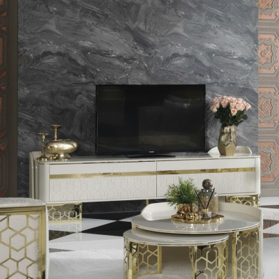 Armadio del soggiorno Highboard Credenza Comò Console per armadi Supporto per televisore