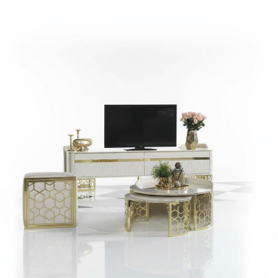 Armadio del soggiorno Highboard Credenza Comò Console per armadi Supporto per televisore