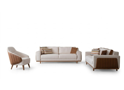 Elegante set di divani 3+2+1 poltrona di alta qualità Arredamento di lusso Design