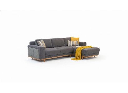 Divano ad angolo di lusso a forma di L per soggiorno, design moderno, nuovo e di alta qualità.