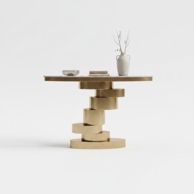 Tavolo console in legno progettato, tavolo console console mobili.