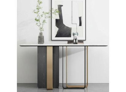 Tavolo console in legno designer moderno per il soggiorno