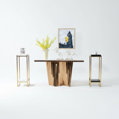 Tavoli consolle di lusso, credenza di lusso, tavolino da salotto, tavolo, mobili.