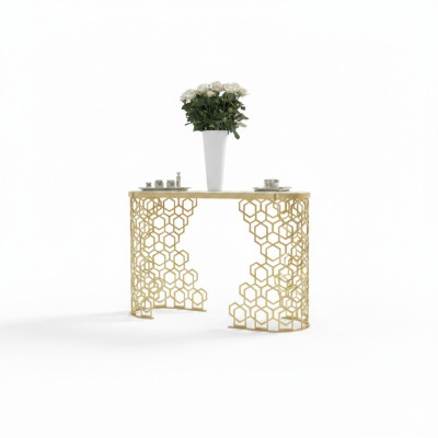 Lusso consolle Design consolle tavolo mobile credenza arredamento oro.