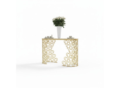 Lusso consolle Design consolle tavolo mobile credenza arredamento oro.