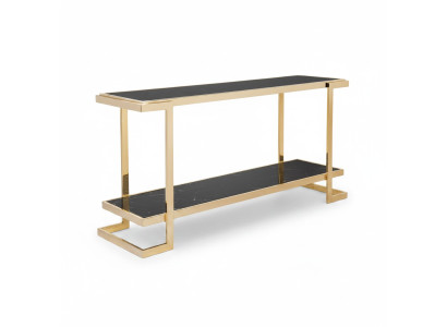 Soggiorno Tavolino moderno di lusso in acciaio inossidabile Tavolo consolle dorato Salotto Tavolino moderno di lusso in acciaio inossidabile Tavolo consolle dorato