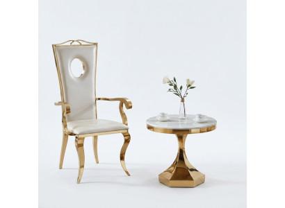 Tavolino da salotto di lusso, design moderno, tavolino da salotto 60x54.