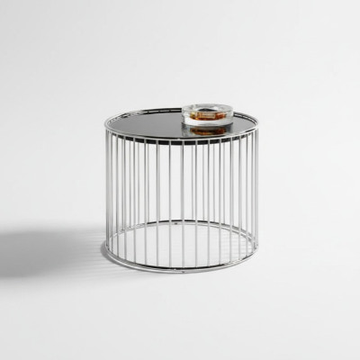 Tavolino laterale Design Tavolo Tavolino Soggiorno Design Moderno Acciaio inossidabile