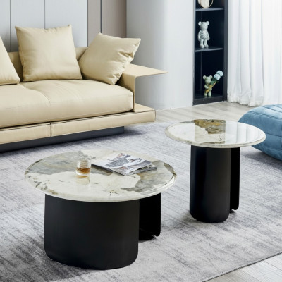 Tavolino da salotto in marmo di lusso, design per soggiorno, tavolino da caffè, mobili nuovi