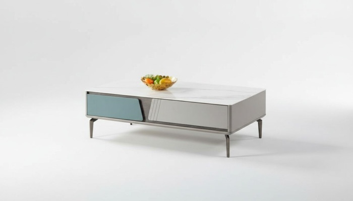 Tavolino tavolo Design Tavoli Soggiorno Tavolo in legno Grigio Nuovo
