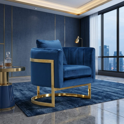 Design Velluto Poltrona Soggiorno Divani Imbottiti Design Divano di Lusso Relax Nuovo