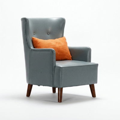 Design poltrona in similpelle divano divano imbottito poltrona singola poltrona nuova