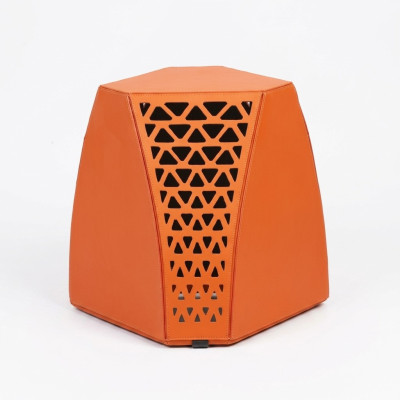 Soggiorno Tavolino arancione Stile Moderno Materiale Legno Lusso